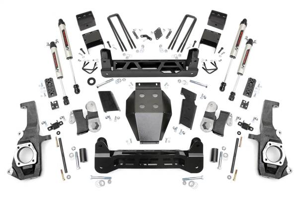 Rough Country - Rough Country Suspension Lift Kit 7.5 in. Lift w/V2 Monotube Shocks  -  25370 - Image 1