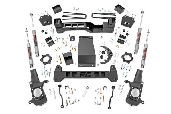 Rough Country - Rough Country Suspension Lift Kit 6 in. N3 Series Shock Absorbers Can Run Up To 35x12.50 Wheel  -  25930A - Image 1