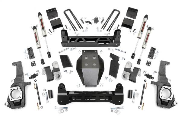 Rough Country - Rough Country Suspension Lift Kit 5 in. Lift w/V2 Monotube Shocks  -  26070 - Image 1