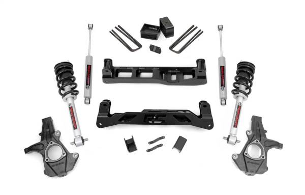 Rough Country - Rough Country Suspension Lift Kit w/Shocks 5 in. Lift Incl. Lifted Struts Rear N3 Shocks  -  26131 - Image 1