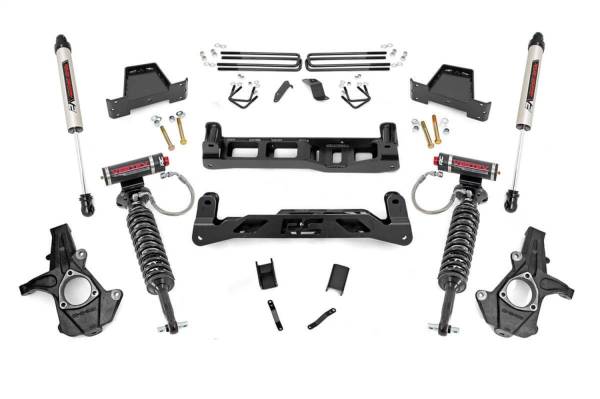 Rough Country - Rough Country Suspension Lift Kit 7.5 in. Anti Axle Wrap Rear Blocks  -  26357 - Image 1