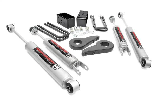 Rough Country - Rough Country Leveling Lift Kit w/Shock 1.5-2 in. Lift  -  28330 - Image 1