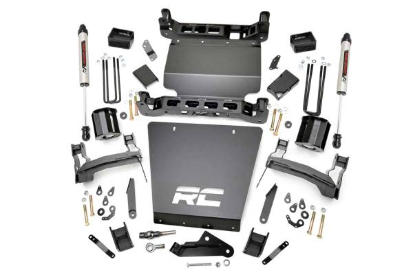 Rough Country - Rough Country Suspension Lift Kit w/Shocks 5 in. Lift Rear V2 Monotube Shocks  -  29170 - Image 1