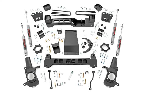 Rough Country - Rough Country Suspension Lift Kit 6 in. N3 Series Shock Absorbers Can Run Up To 35x12.50 Wheel  -  29730A - Image 1