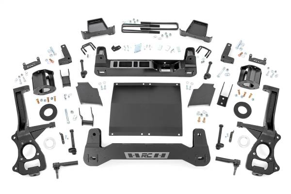 Rough Country - Rough Country Suspension Lift Kit 6 in. Strut Spacers Lifted Knuckles Front/Rear Crossmember  -  29900D - Image 1