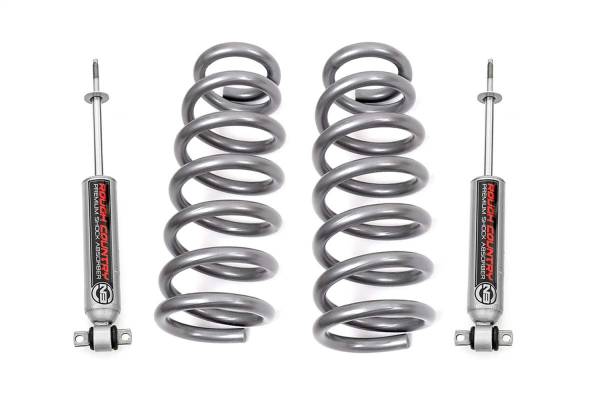 Rough Country - Rough Country Leveling Coil Springs 2 in. Front Durable Coil Springs Can Run Up To 33x12.50 Tire  -  30430 - Image 1