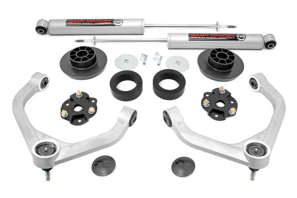 Rough Country - Rough Country Suspension Lift Kit w/Shocks 3.5 in. Lift Incl. Upper Control Arms Strut Spacers Coil Spacers Hardware Rear Premium N3 Shocks  -  31430 - Image 1