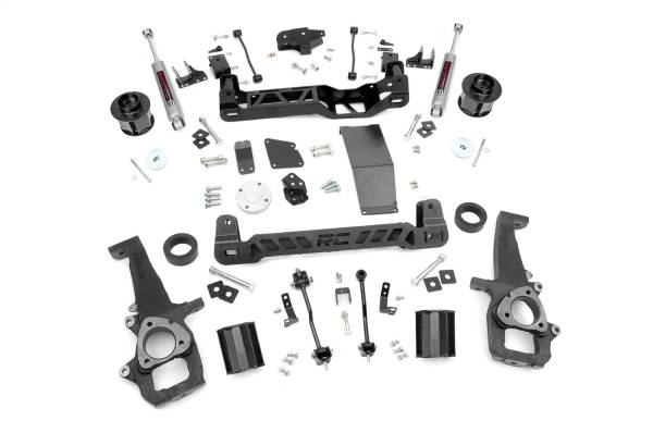 Rough Country - Rough Country Suspension Lift Kit w/Shocks 6 in. Lift Incl. Strut Spacers Rear N3 Shocks  -  33231 - Image 1