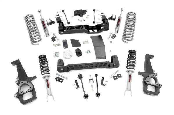 Rough Country - Rough Country Suspension Lift Kit w/Shocks 6 in. Lift Incl. Lifted Struts Rear N3 Shocks  -  33232 - Image 1