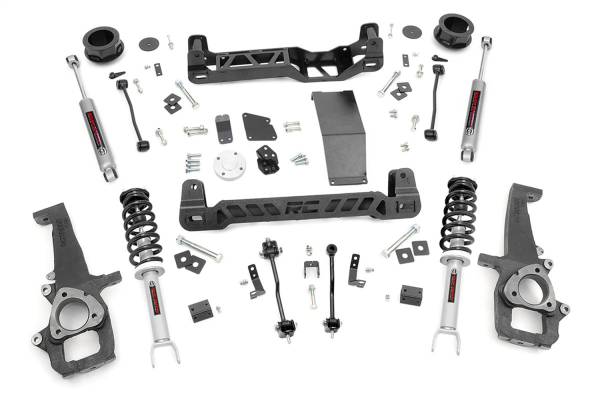 Rough Country - Rough Country Suspension Lift Kit w/Shocks 4 in. Lift Incl. Lifted N3 Struts Premium N3 Shocks  -  33332 - Image 1