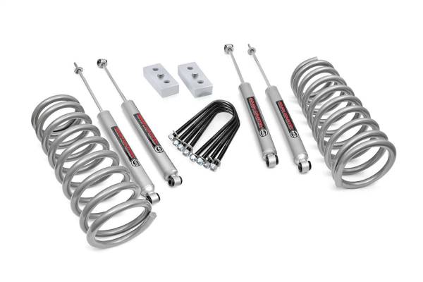 Rough Country - Rough Country Suspension Lift Kit w/Shocks 3 in. Lift  -  343.20 - Image 1