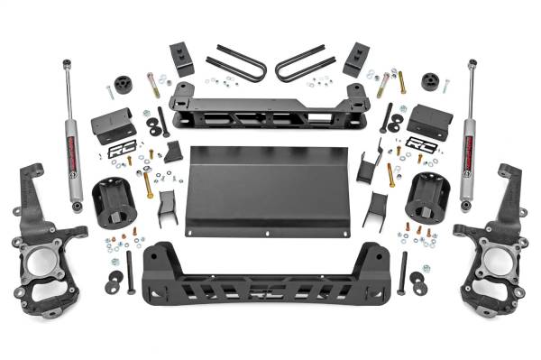 Rough Country - Rough Country Suspension Lift Kit w/Shocks 4 in. Lift Incl. Lifted Knuckles  -  40730 - Image 1