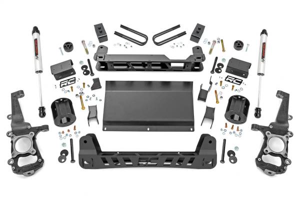 Rough Country - Rough Country Suspension Lift Kit w/Shocks 4 in. Lift Incl. Lifted Knuckles  -  40770 - Image 1