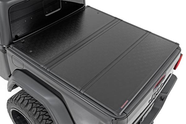Rough Country - Rough Country Hard Tri-Fold Tonneau Bed Cover  -  45810550A - Image 1
