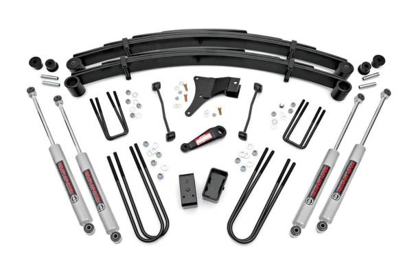 Rough Country - Rough Country Suspension Lift Kit w/Shocks 6 in. Lift Incl. Leaf Springs  -  49330 - Image 1