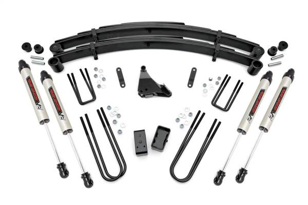 Rough Country - Rough Country Suspension Lift Kit Includes Valved N3 Series Shock Absorbers Lifted Leaf Springs  -  49570 - Image 1