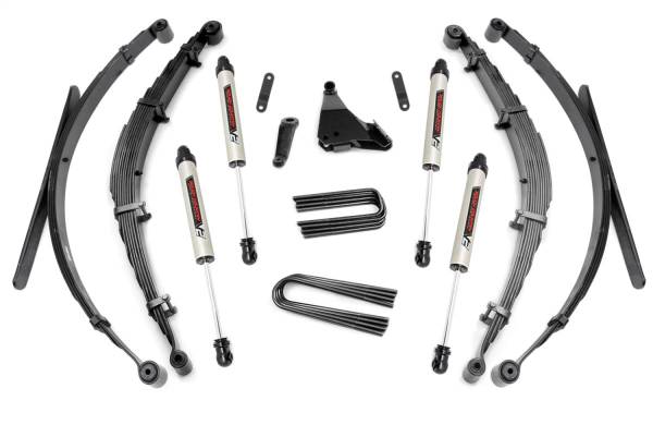 Rough Country - Rough Country Suspension Lift Kit 6 in. Includes Valved N3 Series Shock Absorbers Lifted Leaf Springs  -  49770 - Image 1