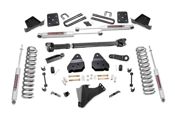 Rough Country - Rough Country Suspension Lift Kit w/Shocks 6 in. Lift Incl. 3.5 in. Axle Diameter Front Driveshaft N3 Shocks  -  50421 - Image 1