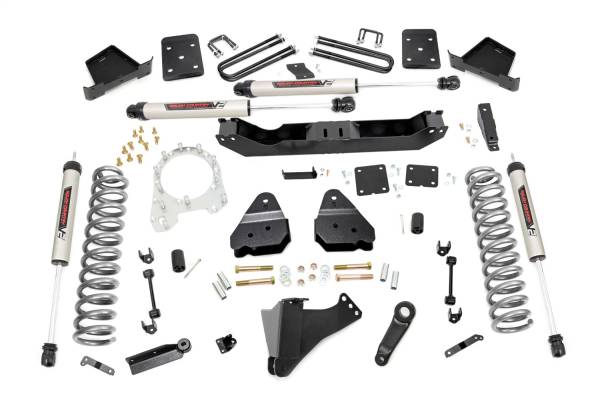 Rough Country - Rough Country Suspension Lift Kit 6 in. Radius Arm Drop Brackets N3 Series Shock Absorbers  -  50470 - Image 1