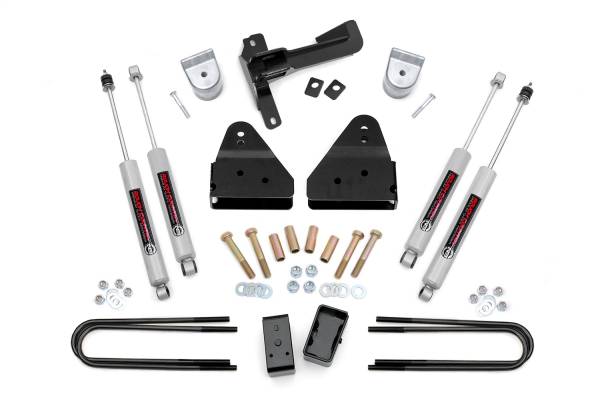 Rough Country - Rough Country Suspension Lift Kit w/Shocks 3 in. Lift  -  509.20 - Image 1