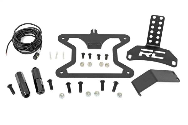 Rough Country - Rough Country License Plate Adapter Relocation Bracket Black  -  51082 - Image 1