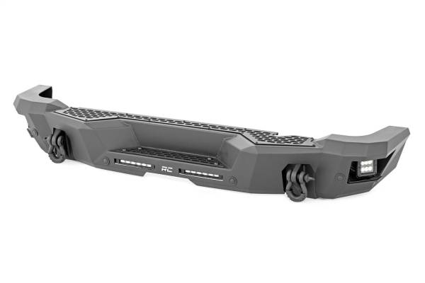 Rough Country - Rough Country Rear LED Bumper Black Black Series LED Spot  -  51092 - Image 1