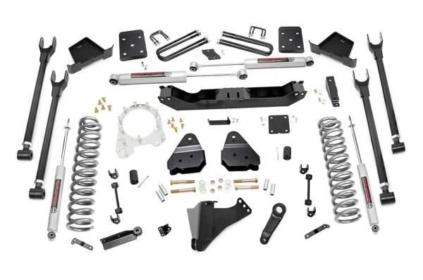 Rough Country - Rough Country 4-Link Suspension Lift Kit w/Shocks 6 in.  -  52620 - Image 1
