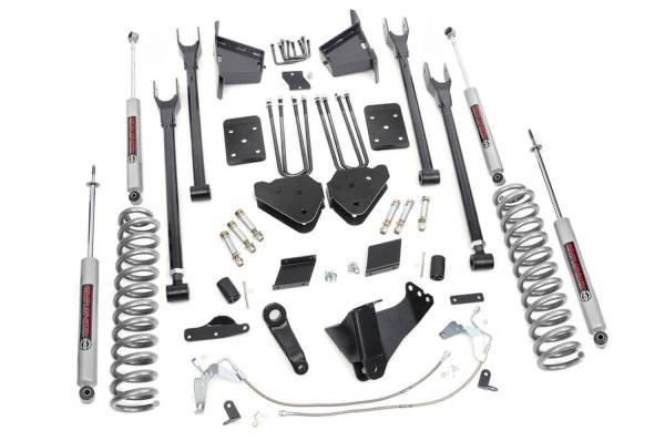 Rough Country - Rough Country 4-Link Suspension Lift Kit w/Shocks 6 in.  -  532.20 - Image 1