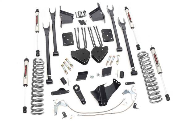 Rough Country - Rough Country Suspension Lift Kit 6 in. 4 Link w/V2 Monotube Shocks  -  53270 - Image 1