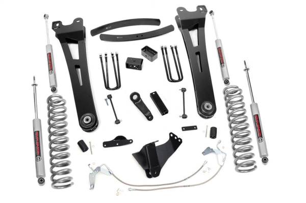 Rough Country - Rough Country Radius Arm Lift Kit w/Shocks 6 in.  -  538.20 - Image 1