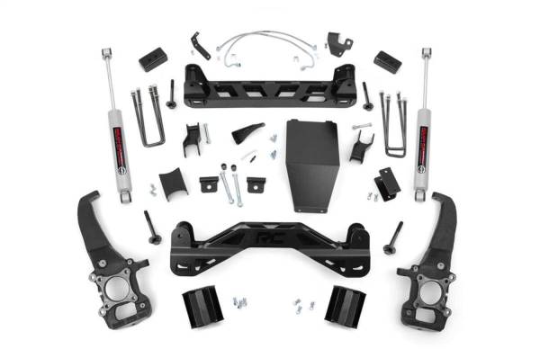 Rough Country - Rough Country Suspension Lift Kit w/Shocks 4 in. Lift  -  54720 - Image 1