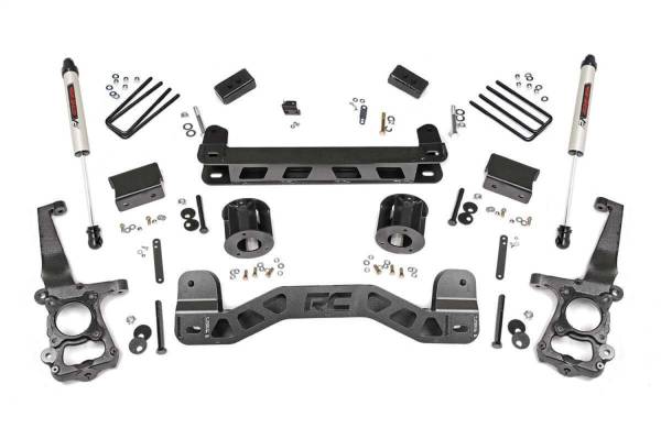 Rough Country - Rough Country Suspension Lift Kit 4 in. 1/4 in. thick plate steel  -  55175 - Image 1