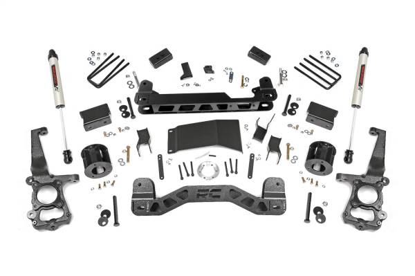 Rough Country - Rough Country Suspension Lift Kit 4 in. w/V2 Shocks  -  55570 - Image 1