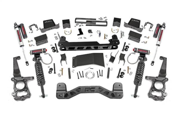 Rough Country - Rough Country Suspension Lift Kit w/Shocks 6 in. Lift Incl. Knuckles  -  55750 - Image 1