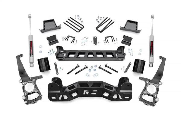 Rough Country - Rough Country Suspension Lift Kit 6 in. Set Of Durable Lifted Knuckles And Strut Spacers  -  57330 - Image 1