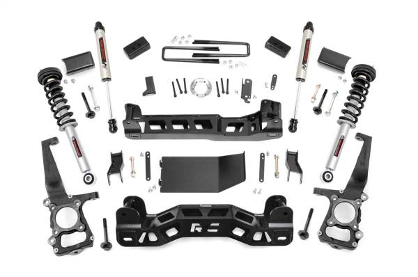 Rough Country - Rough Country Suspension Lift Kit w/Shocks 4 in. Lift Incl. Lifted N3 Struts Rear v2 Monotube Shocks  -  57471 - Image 1