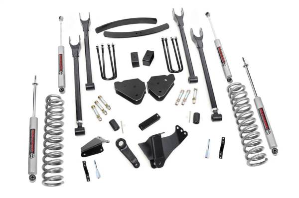Rough Country - Rough Country 4-Link Suspension Lift Kit w/Shocks 6 in.  -  578.20 - Image 1