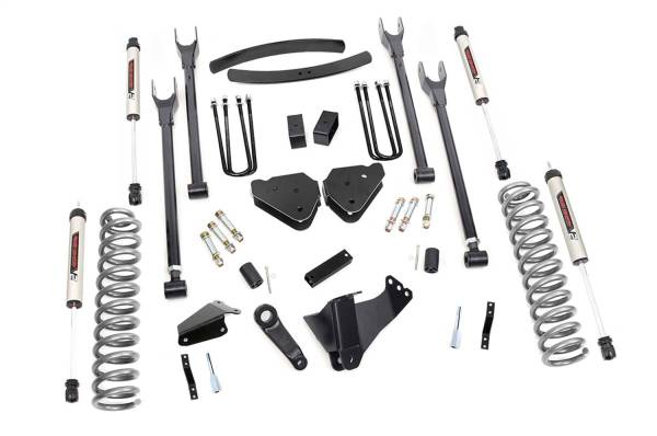 Rough Country - Rough Country Suspension Lift Kit 6 in. 4-Link w/V2 Monotube Shocks  -  58070 - Image 1