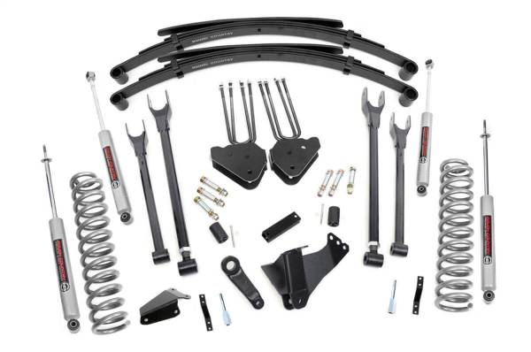 Rough Country - Rough Country 4-Link Suspension Lift Kit w/Shocks 6 in.  -  582.20 - Image 1