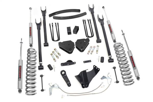Rough Country - Rough Country 4-Link Suspension Lift Kit w/Shocks 6 in.  -  584.20 - Image 1