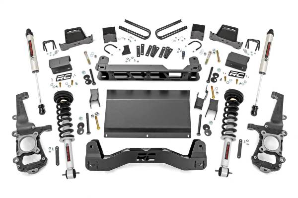 Rough Country - Rough Country Suspension Lift Kit 6 in. w/Loaded Struts And V2 Shocks  -  58771 - Image 1