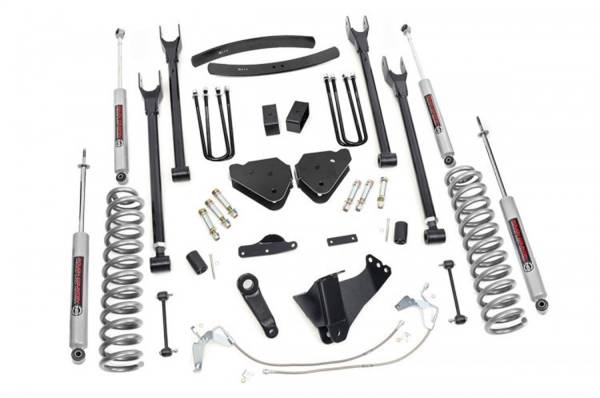 Rough Country - Rough Country 4-Link Suspension Lift Kit w/Shocks 6 in.  -  588.20 - Image 1