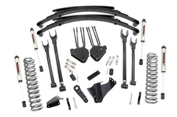 Rough Country - Rough Country Suspension Lift Kit 8 in. 4 Link w/V2 Shocks  -  59070 - Image 1