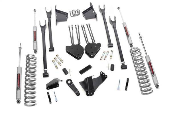Rough Country - Rough Country 4-Link Suspension Lift Kit w/Shocks 8 in.  -  591.20 - Image 1