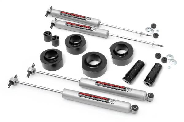 Rough Country - Rough Country Suspension Lift Kit w/Shocks 1.5 in. Lift Incl. Coil Spring Spacers Bump Stops Front and Rear Premium N3 Shocks  -  65030 - Image 1