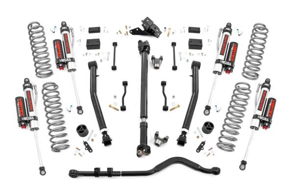 Rough Country - Rough Country Suspension Lift Kit 3.5  Adjustable Lower Control Arms Front/Rear Coil Springs w/Linear Coil Rate  -  65550 - Image 1