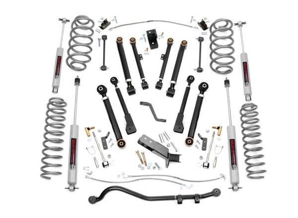 Rough Country - Rough Country X-Series Suspension Lift Kit w/Shocks 4 in.  -  66130 - Image 1