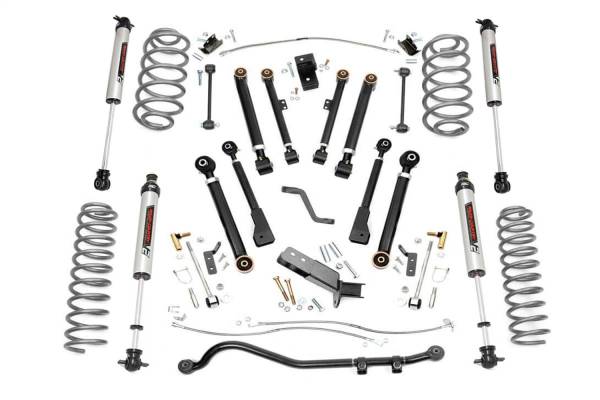 Rough Country - Rough Country Suspension Lift Kit w/Shocks 4 in. Lifted Coil Springs  -  66171 - Image 1