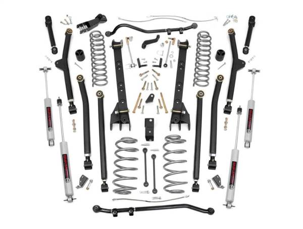 Rough Country - Rough Country X-Series Suspension Lift Kit w/Shocks 4 in.  -  66330 - Image 1