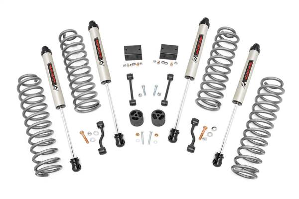 Rough Country - Rough Country Suspension Lift Kit w/Shocks 2.5 in. Lift Incl. Coil Springs V2 Monotube Shocks  -  66670 - Image 1